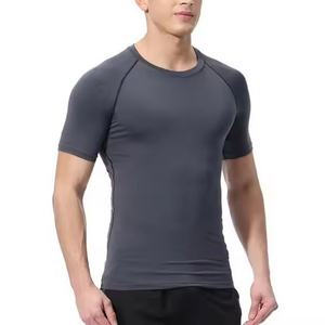 Camiseta de Fabricante para Hombre, de Algodón, Hombros Caídos, Corte Ajustado, Ropa Deportiva, Calidad, Logotipo Personalizado, Lisa - Product Image 4