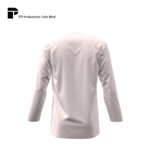 เสื้อเชิ้ตผู้ชายสไตล์ดั้งเดิมจากมาเลเซีย สีม่วงอ่อน ทรงสมาร์ทฟิต แขนสั้น สไตล์ลำลอง รับผลิตแบบ OEM เสื้อผ้าชั้นนำทันสมัย - Product Image 2
