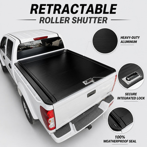 Meilleure couverture de benne rigide en aluminium pour pick-up UTE, couverture de benne rétractable enroulable 5 5.5 6 6.5 8 pieds pour Dodge <span class=keywords><strong>Ram</strong></span> 1500 Amarok - Product Image 1