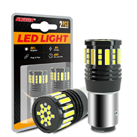 LIAWAY 1157 P21/5W S25 Ampoules LED de clignotants pour feux de recul/de freinage 6000K 7.26W