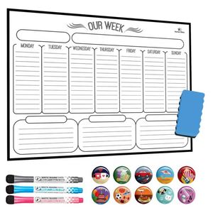 Calendario Magnético Personalizado para Refrigerador 2022, 12*17 Pulgadas, Bloc de Notas, Planificador, Pizarra Blanca de Pared - Product Image 3
