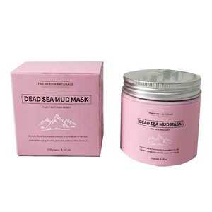 Masque d'<span class=keywords><strong>argile</strong></span> <span class=keywords><strong>rose</strong></span> de la mer morte avec logo du fabricant pour le nettoyage des pores. - Product Image 6