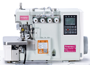 Machine à coudre surjeteuse automatique à enfilage arrière de haute qualité RONMACK R8-4UTQC-BK pour le tricotage de vêtements - Product Image 3