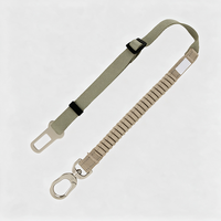 Ceinture de sécurité de voiture pour chien, réglable, élastique, réfléchissante, universelle, antichoc, résistante, extensible