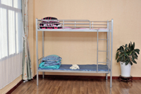 Lit superposé en acier de haute qualité pour dortoir scolaire, appartement ou maison de location, lit double surélevé