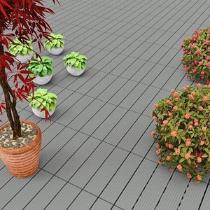 Thân thiện với môi lồng vào nhau ngoài trời tự làm gạch Composite sàn gỗ gạch dễ dàng cài đặt không thấm nước lồng vào nhau WPC sàn gạch - Product Image 4