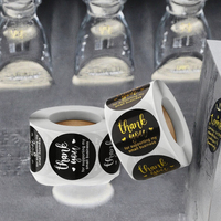Autocollants adhésifs imperméables ronds imprimés sur mesure étiquettes d'emballage en feuille d'or rose en rouleau pour promotion d'artisanat de bougie-vinyle