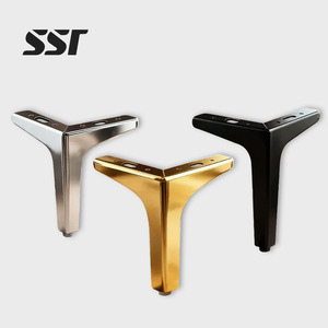 SSR Modern Stainless Steel Sofa <b>Legs</b> Heavy Duty Adjustable for Hospital Outdoor Use Cabinet Replacement with Easy Installation - Product Image 1