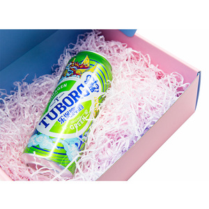 Có thể gập lại hộp giấy biểu tượng tùy chỉnh màu Hồng sóng bưu phẩm các tông giấy bao bì gửi thư Bưu Chính vận chuyển hộp - Product Image 5