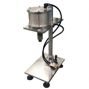 Machine semi-automatique en acier inoxydable pour le remplissage d'aérosols et le retrait de vannes, machine de retrait de cartouches en fer blanc et en aluminium - Product Image 5