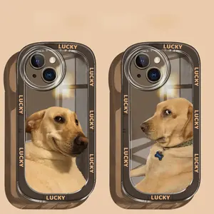 เคสโทรศัพท์ Lucky สำหรับผู้ชายผู้หญิงและผู้หญิง,เคส TPU นิ่มลายสุนัขน่ารักปี2022สำหรับ iPhone 14 Pro Max/ 14 Pro/ 14 Case