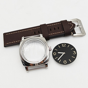 Accessoires de montre pour hommes, boîtier en acier inoxydable, étanche, cadran lumineux, aiguilles compatibles avec le <span class=keywords><strong>mouvement</strong></span> <span class=keywords><strong>ETA</strong></span> <span class=keywords><strong>6497</strong></span>, Options multicolores, 47mm - Product Image 6