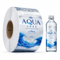 Autocollants en vinyle personnalisés imprimés en rouleau, autocollants résistants aux rayures, résistants aux UV, imperméables pour bouteilles, bocaux en verre, emballages alimentaires