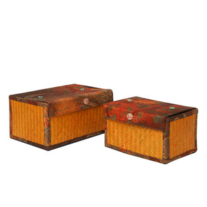 Chinese Style Bamboo Woven Tissue Box Handmade Traditional Design For Home Living Room Use - Product Image 5