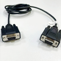Cable de conexión RS232 hembra a hembra, cable de datos de puerto serie DB9, cable de datos VGA de 9 pines con conector D-Sub
