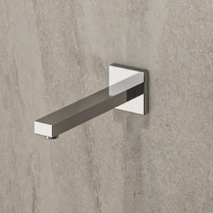 Ensemble de salle de bain mural en laiton poli KAM-DIANA KAMALU comprenant une pomme de douche, une douchette à main et un jet de bain - Product Image 4