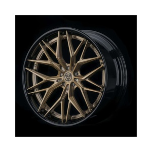 Jantes forgées XINLAI sur mesure en satin bronze, à rayons fendus, concaves profondes, en 2 pièces, de 19 à 22 pouces pour BMW M2 M3 M4 et Mercedes-Benz AMG GT - Product Image 1
