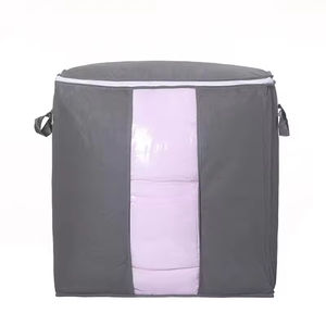 Home Colorful Bamboo Charcoal Quilt Storage Bag <b>Large</b> Non-woven Clothing Quilt Bag Clothing Finishing Travel Kid's Mother Bag - Product Image 4