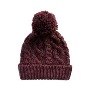 Unisex Cable Knit Beanie Acrylic Material Winter Hat With Custom Logo High Quality Bobble Beanies Manufacturers - Product Image 3