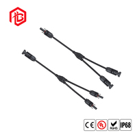 Connecteur de câble solaire photovoltaïque en cuivre de type Y IP67, adaptateurs parallèles 1000/1500V CC 30/50A 1P 1 2 3 4 voies, boîtier PPO pour panneau solaire