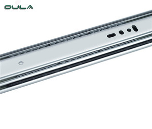 Ray trượt ngăn kéo thép bi 3 lớp mở rộng hoàn toàn 45mm, dùng cho tủ bếp, tủ ăn, tủ quần áo, nội thất căn hộ - Product Image 2