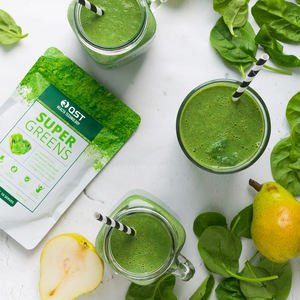 QINSHANTANG Superfood Superfood organico Supergreens in polvere completo estratto di verde miscela bevanda per la salute per gli adulti per le donne in gravidanza - Product Image 2