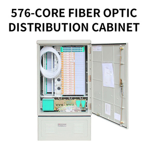 Boîtier <span class=keywords><strong>de</strong></span> distribution <span class=keywords><strong>de</strong></span> fibre optique 288 cœurs, armoire intérieure étanche, sur pied, intégration quadruple POE GSM GPRS TCP, haute densité - Product Image 5