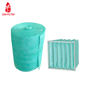 Không khí vật liệu lọc CuộN công nghiệp sợi thủy tinh túi lọc phương tiện truyền thông PP HEPA sợi thủy tinh Bộ lọc không khí phương tiện truyền thông CuộN - Product Image 2