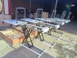 Chariot élévateur à palettes autoporteur YCMG 500 kg, transpalette électrique portable, mini chariot élévateur à batterie 12 V pour le levage de marchandises dans les camions et les fourgons - Product Image 2