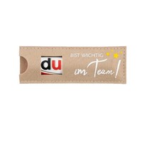 Sac d'emballage en feutre écologique réutilisable avec logo personnalisé pour chocolat, pochette de remerciement réutilisable pour le rangement de barres chocolatées