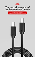 Cable USB 3.0 de Alta Velocidad, Cable de Datos con Transferencia de 400 MB/s, Resistente a Más de 10000 Flexiones, para Computadora Portátil, Disco Duro Externo