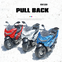 Présentoir de voitures en alliage métallique moulé sous pression Fashion Two Wheels Summer Motorcycle Toy Model De Motocicleta For Kids Collection Gifts