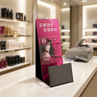 Vitrine de présentation en acrylique transparente multicouche verrouillable pour magasin de proximité