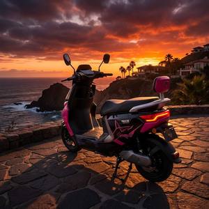 Motocicleta Eléctrica Urbana de 1200W, 60V, 3 Velocidades Ajustables, 60km de Autonomía, Carga Pesada de 200kg, <span class=keywords><strong>Llantas</strong></span> de 12'', Freno de Disco Doble, Pintura PU, E-<span class=keywords><strong>moto</strong></span> - Product Image 6