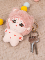 Fourniture d'usine de haute qualité professionnelle 10cm 4 pouces peluche personnalisée enfants peluche poupée porte-clés