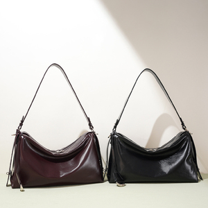 Borsa a tracolla in vera pelle di vacchetta di <span class=keywords><strong>prima</strong></span> qualità di alta qualità, nuova pochette di moda semplice per le donne - Product Image 2