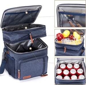 กระเป๋าใส่อาหารกลางวันแบบกันน้ำ รุ่น RPET Picnic Luxury Sublimation  นำกลับมาใช้ใหม่ได้ พร้อมโลโก้สั่งทำฟรี - Product Image 6