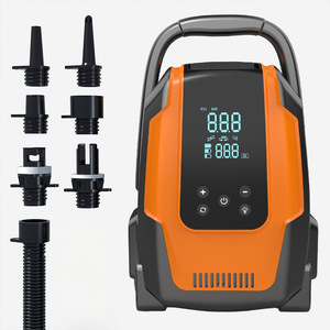 Portable Electric Air <b>Pump</b> 12V 120W Twin Cylinder LCD Display High Pressure For Paddleboard Kayak SUP Outdoor Camping - Product Image 5