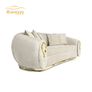 Luxe antique chaise simple de style <span class=keywords><strong>anglais</strong></span> meubles de maison <span class=keywords><strong>fauteuil</strong></span> moderne lounge fauteuils en laiton canapé en daim pour canapé d'hôtel - Product Image 2