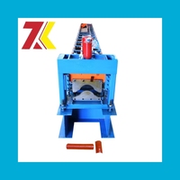 Machine de formage à rouleaux pour capuchons de toit 312, 12-18 m/min, largeur d'alimentation 600 mm, pour les entreprises de construction et de vente de tôles d'acier