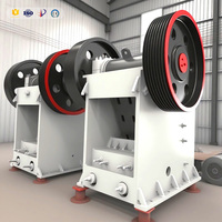 Mini concasseur à mâchoires mobile, concasseur de pierres diesel portable, machine à haute productivité, moteur pour le recyclage du béton