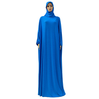 Jilbab pour femmes musulmanes, robe de prière une pièce, abaya à capuche, manches longues, vêtements islamiques, robe noire de Dubaï, robe saoudienne, robe turque, caftan modeste