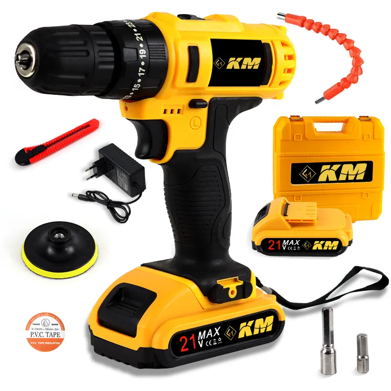 KM Fansion Wholesale Complete Cordless Drilling Machines cheap power tools