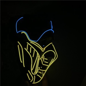 2019 <span class=keywords><strong>Amazon</strong></span> Venta caliente DJ luz máscara <span class=keywords><strong>de</strong></span> <span class=keywords><strong>Halloween</strong></span> - Product Image 3