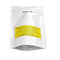 Sachets d'emballage en plastique Mylar imprimés OEM avec logo personnalisé, refermables à fermeture éclair, de qualité alimentaire, pour aliments et collations