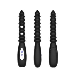 Silicona líquida 10 Frecuencia Vibración Juguetes sexuales masculinos Kowloon Whip 3 Frecuencia Pulso Choque eléctrico Masajeador de próstata - Product Image 4