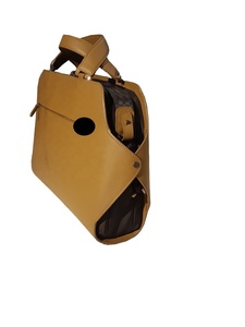 Women's Casual Waterproof Tote Shoulder Bag Transparent Design Customized Black Logo Printed Open Embroidery Sequined <b>Yellow</b> Two - Product Image 2