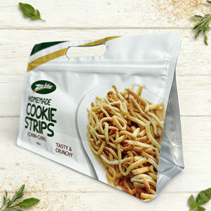 ถุงไมลาร์พิมพ์ลายตามสั่งสำหรับใส่อาหาร คุกกี้ โปรตีนผง บรรจุภัณฑ์อาหาร ถุงขนมแบบตั้งได้ - Product Image 1