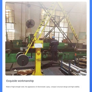 קטן 1t slew מנוף עבור מכונת כלי עיבוד ליבה עם תיבת הילוכים מוטורית ומנוף איזון קטן - Product Image 3