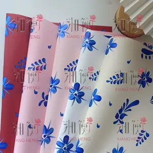 Newest Design Hot Sale waterproof korean paper flower wrapping flower wrapping flower wrapping paper custom